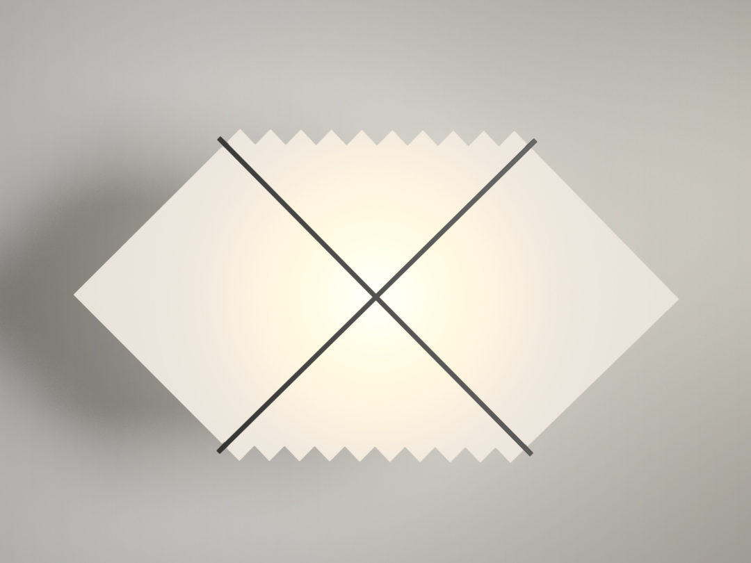 geometryczna lampa